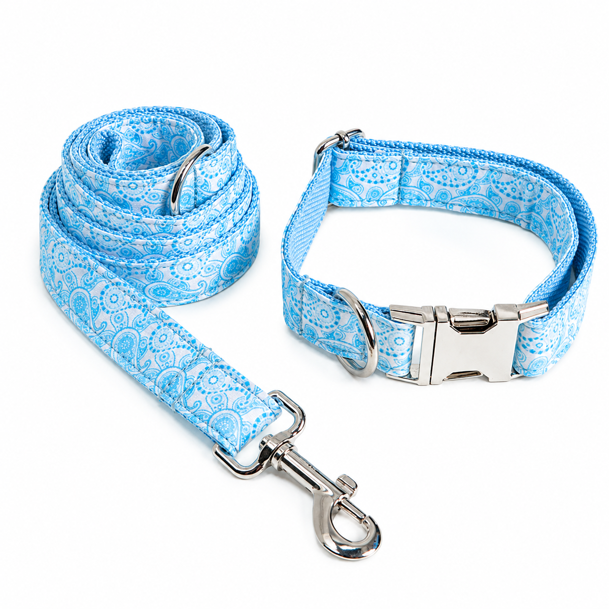 Leinen-Set mit Paisley-Muster